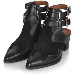Topshop "austin" Western suede Bootie New Size 39